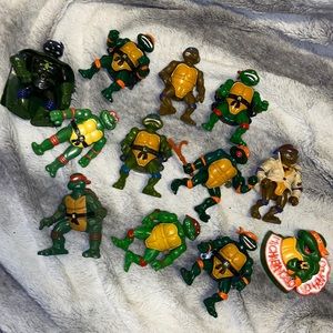 Vintage TMNT figures set of 12